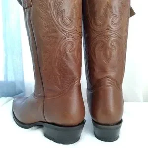 Silver Canyon Handmade Mexico Leather Cowboy Boots, Duke Heritage Western NIB Silver Canyon Handmade Mexico Cowboy Boots, Duke Heritage  main image 4
